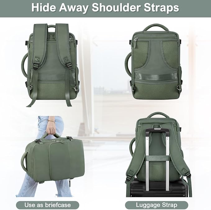 Sinaliy Travel Backpack, Carry on Flight Approved Backpack - Image 6