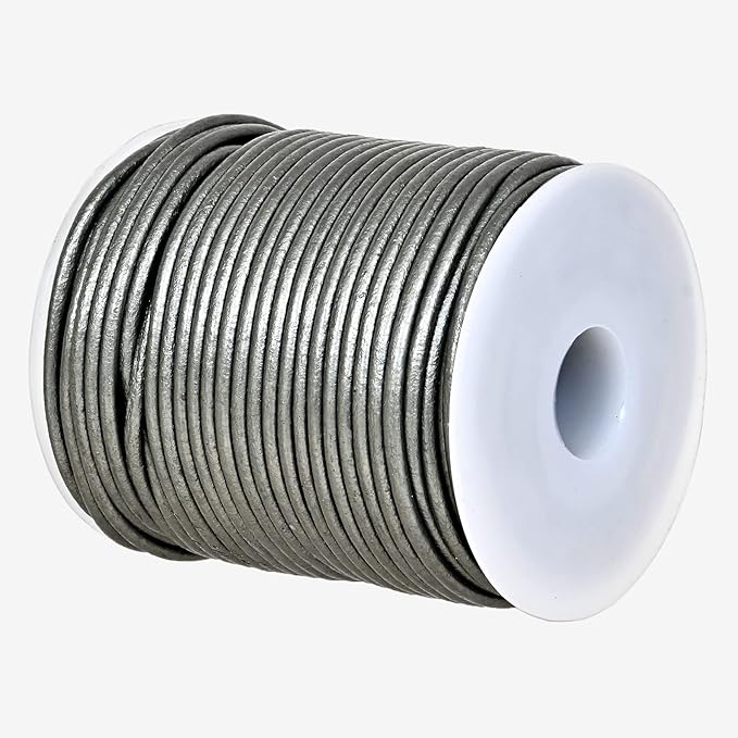 GENIQUE Real/Genuine Round Leather String Cord by GENIQUE