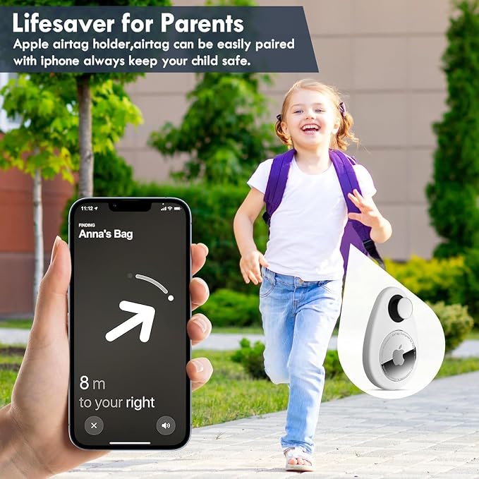 for Airtag Holder for Kids Baby Toddler Hidden 2 Pack GPS Tracker Case - Image 4
