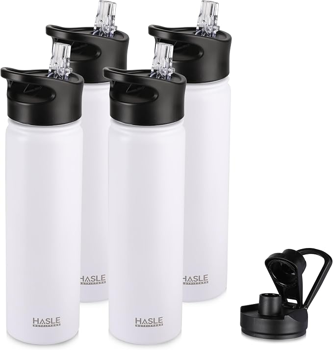 HASLE OUTFITTERS Insulated Water Bottle 22 oz Double Wall Stainless Steel Water by HASLEOUTFITTERS