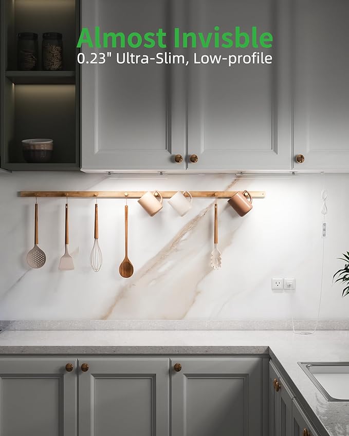 Plug-in Under Cabinet Lighting, Dimmable Counter Lights - Image 2