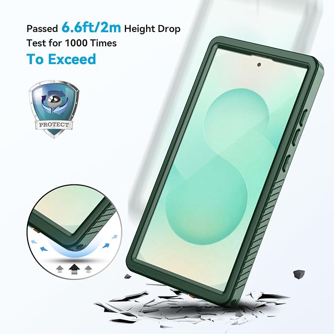 Lanhiem for Samsung Galaxy S25 Ultra Case, IP68 Waterproof Dustproof, Built-in - Image 3