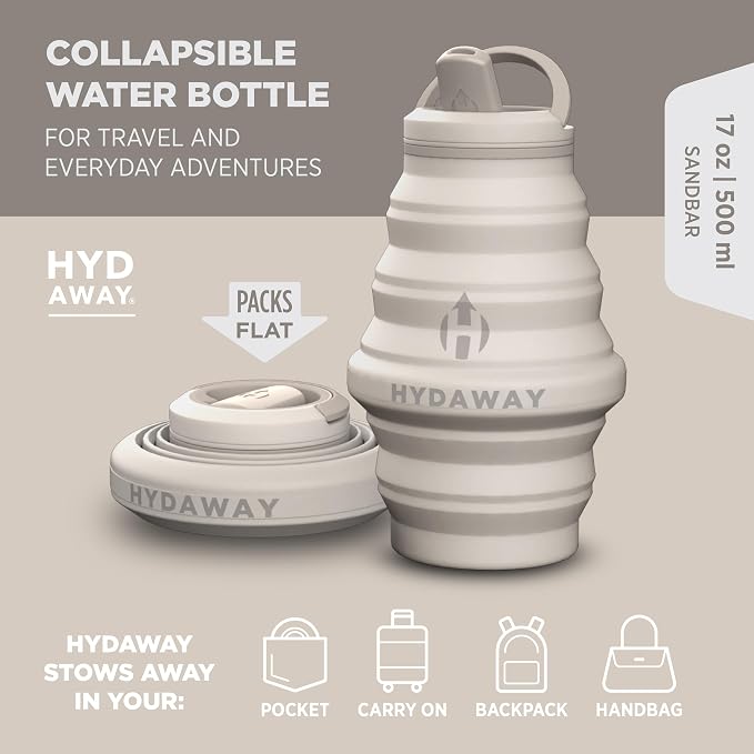 HYDAWAY 17oz Collapsible Water Bottle - Image 2