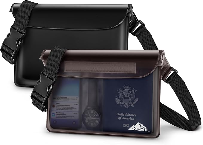 HEETA Waterproof Fanny Pack, Waterproof Pouch Dry Bag 2/3/4 Pack by HEETA