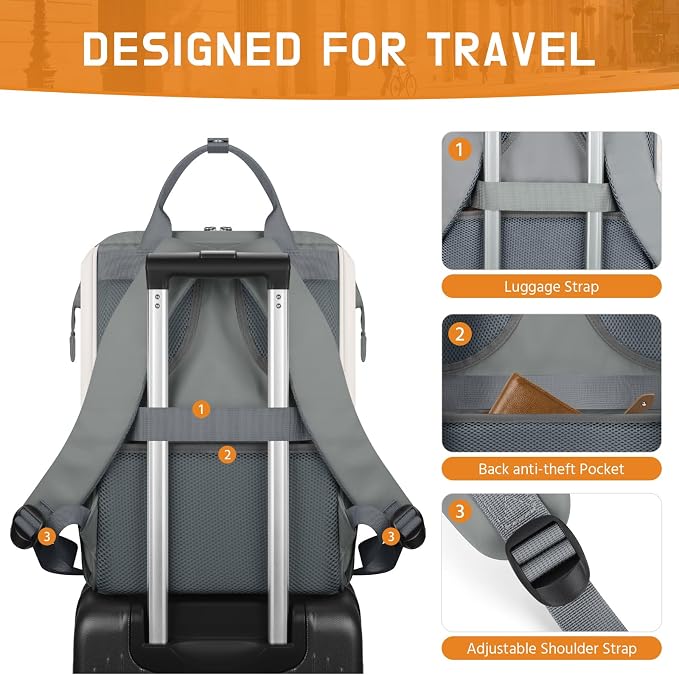 Maelstrom Laptop Backpack, Fits 15.6-17.3 Inch Travel Backpack Gift - Image 7