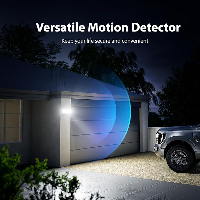 Onforu 3 Pack 75W Motion Sensor Outdoor Lights, 7000lm Dusk to Dawn Flood Light - Image 5