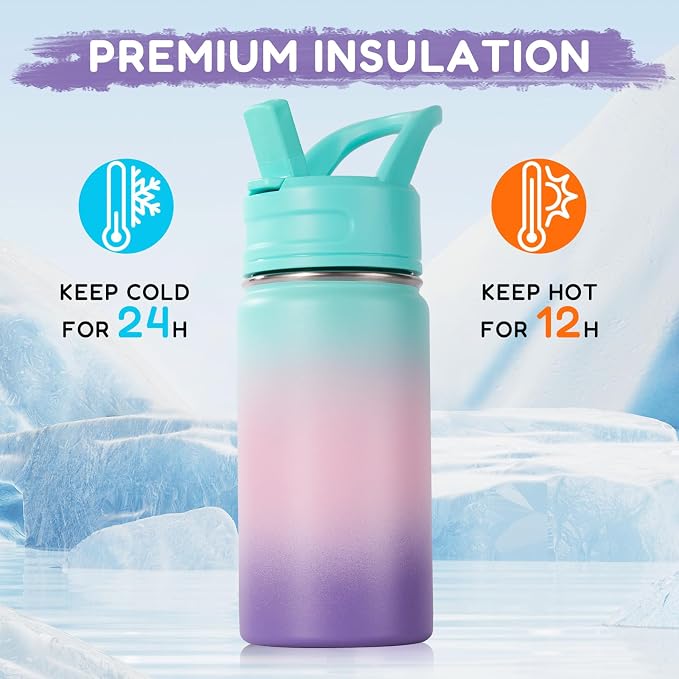 Fijinhom 12oz Water Bottle for School, Water Bottles - Image 5