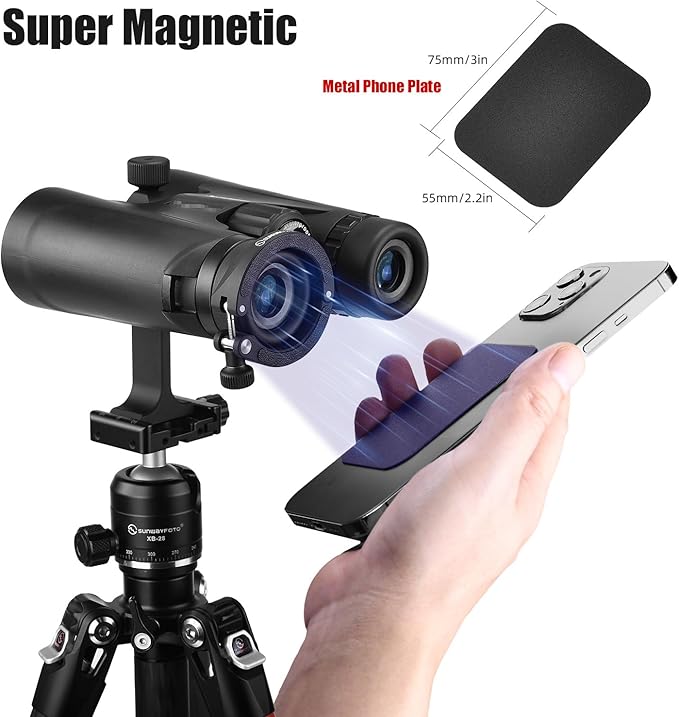 Cell Phone Photography Adapter for Binocular, Universal Smartphone Mount for - Image 4