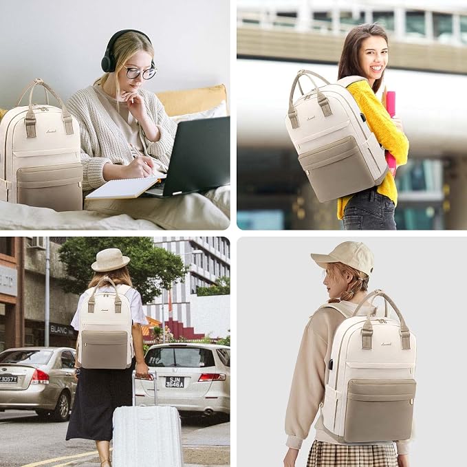 LOVEVOOK Laptop Backpack for Women, 17.3 Inch Laptop Bag - Image 9