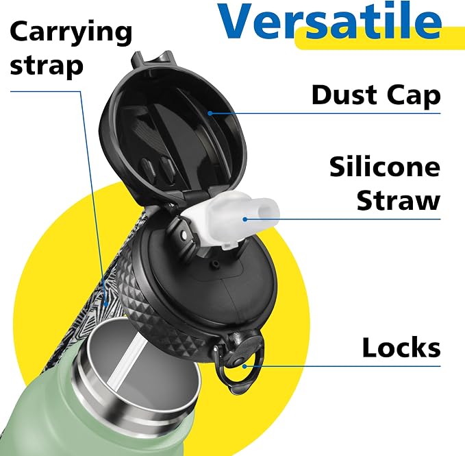 Han's Bottle Sports Water Bottle - 24 Oz - Image 3