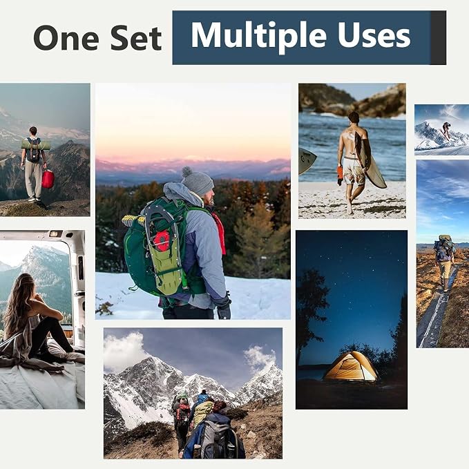 Frelaxy Waterproof Dry Bag 2 Pack/3 Pack, Lightweight Portable Dry Bags - Image 6