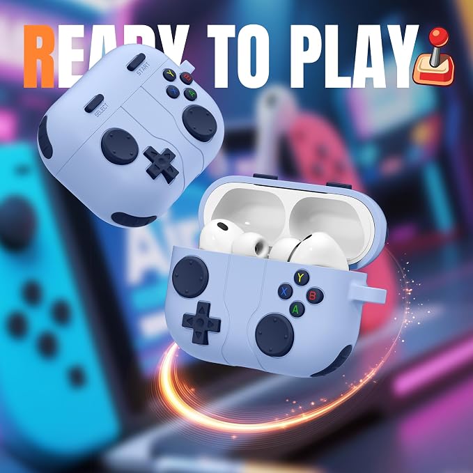 Game Case for AirPods Pro 3 Case 2025, Shockproof Silicone Cover for Apple - Image 6