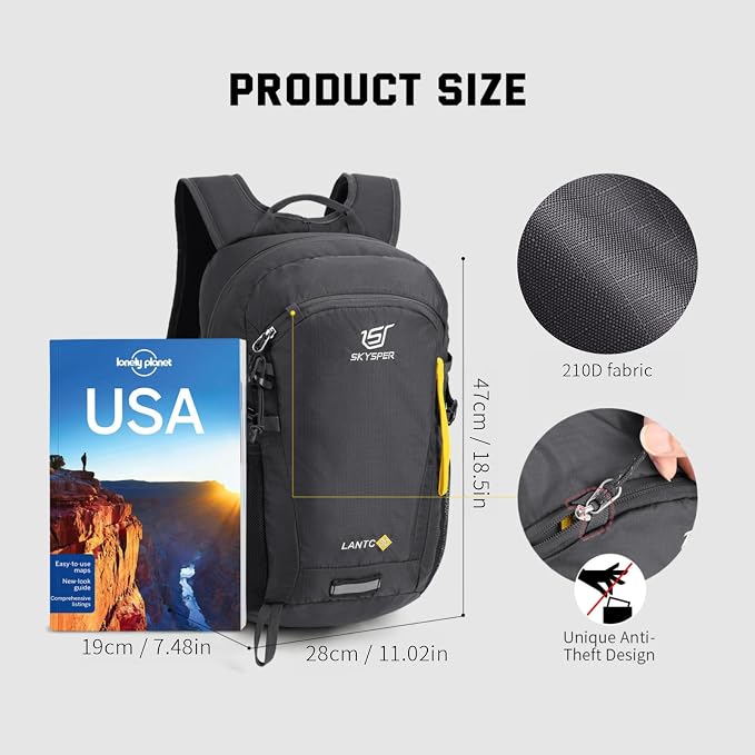 SKYSPER Small Hiking Backpack, 20L/30L Lightweight Travel Backpacks Hiking - Image 5