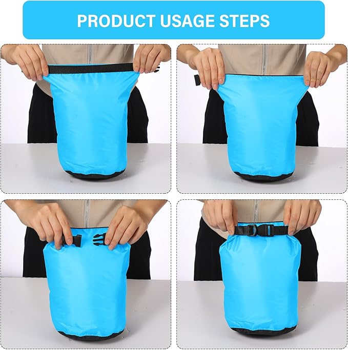 6 Pcs Waterproof Dry Bag Sack Lightweight Outdoor Dry Bags 35 L, 20 L, 15 L - Image 4