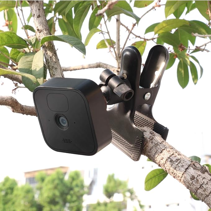 iTODOS 2 Pack Clip Clamp Mount for Blink Outdoor 4//XT/XT2/Mini, Metal Holder - Image 4