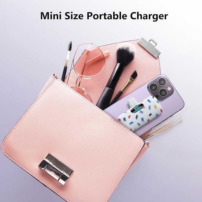 Mini Portable Charger for iPhone, 5000mAh PD Fast Charging Battery Pack - Image 3