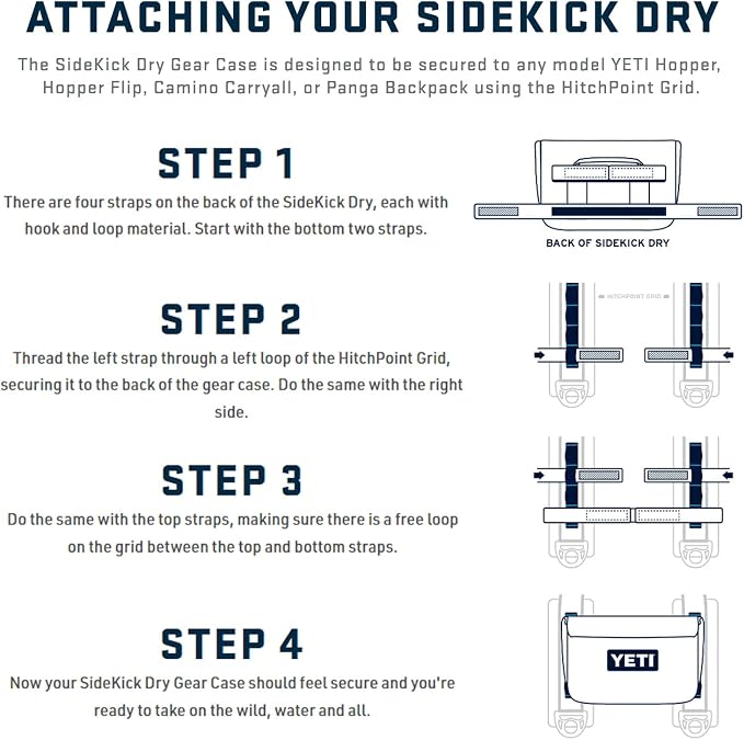 YETI Sidekick Dry Waterproof Gear Case and Bag Accessory - Image 8