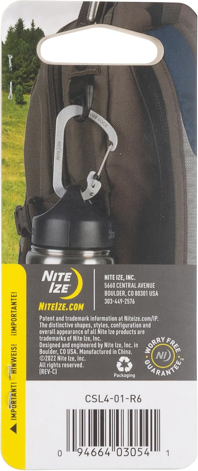 Nite IZE SlideLock Carabiner Stainless Steel - Image 4