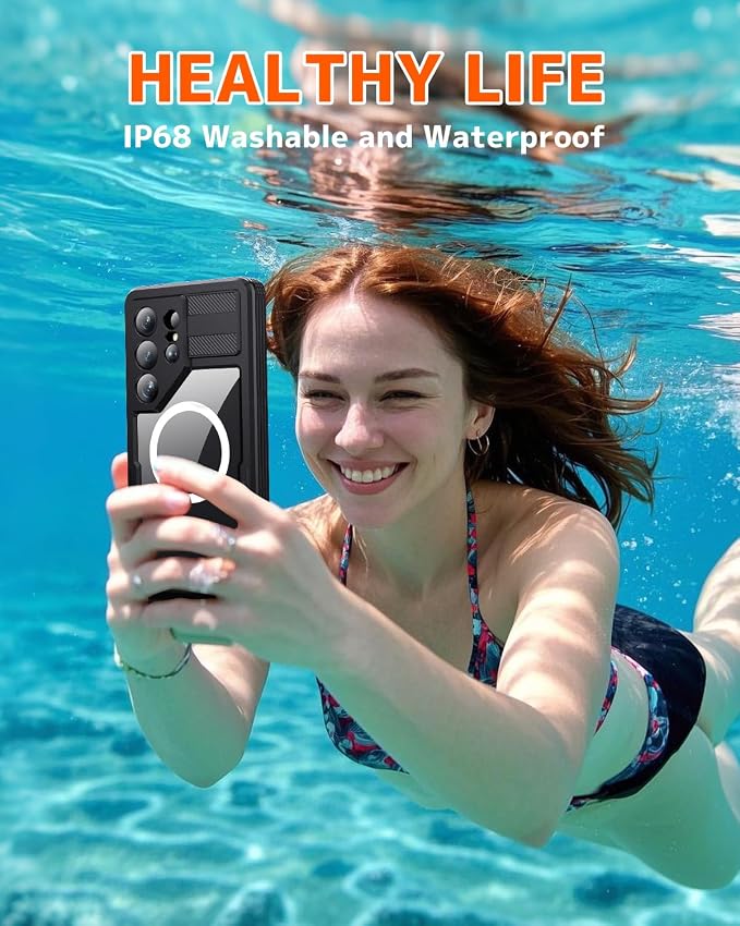 NINKI for Samsung Galaxy S26 Ultra Case Waterproof Magnetic - Image 7