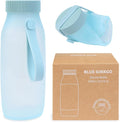 BLUE GINKGO Collapsible Water Bottle – Lightweight, Foldable Silicone Bottle by BLUEGINKGO