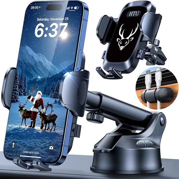 【98+LBS Strongest Suction & Military-Grade】Ultimate Car Phone Mount【Patent & - Image 2