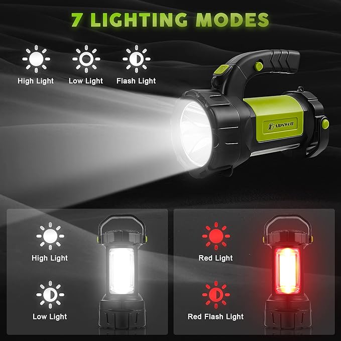 AlpsWolf Camping Lantern Rechargeable, LED Flashlight Spotlight Lantern - Image 5