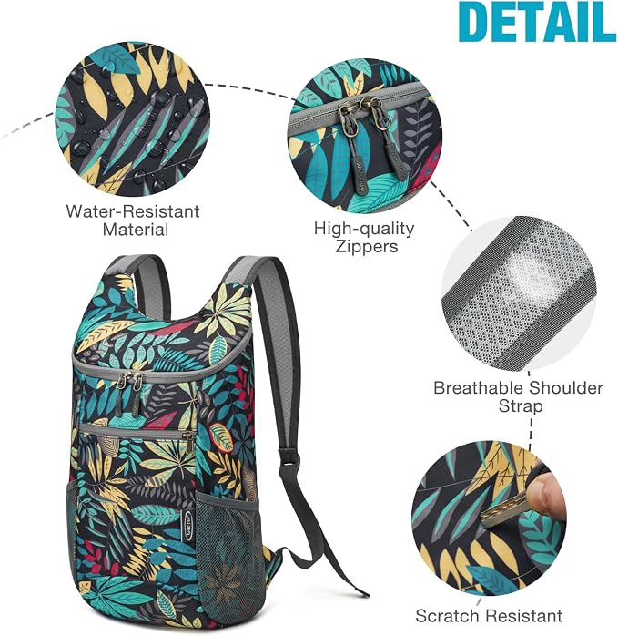G4Free Lightweight Packable Hiking Backpack - Image 8