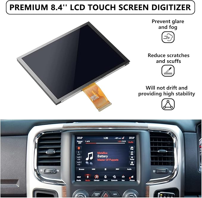 8.4 Inch Uconnect 4C UAQ LCD Monitor Touch-Screen Replacement Radio Navigation - Image 4