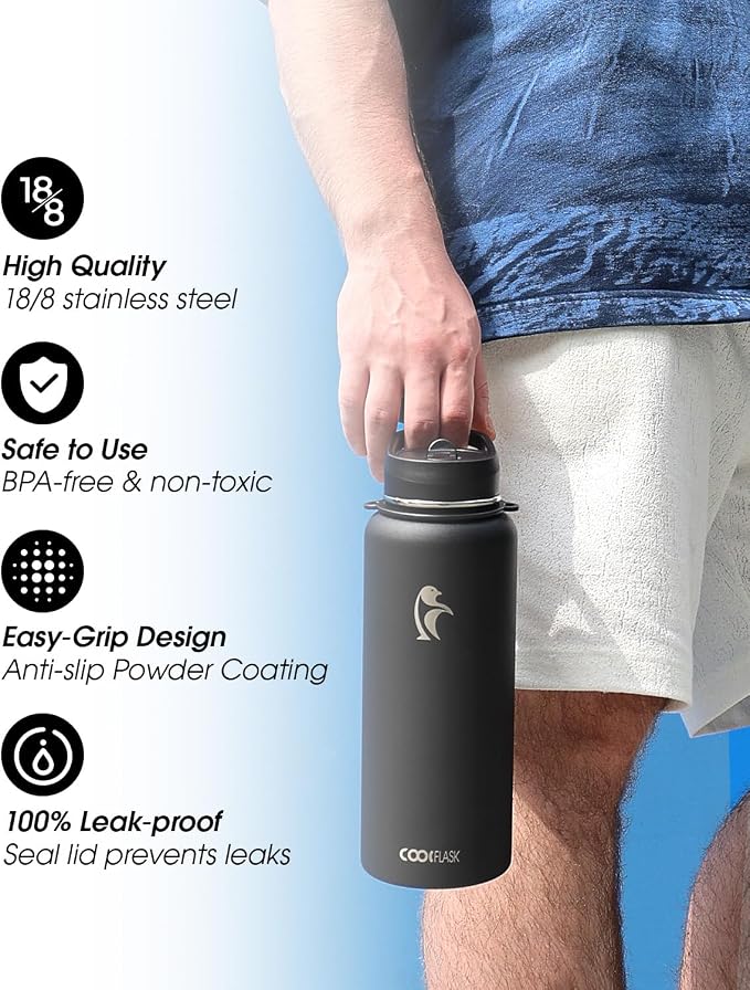 Coolflask 40 oz Water Bottle - Image 5
