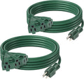 BN-LINK 2-Pack 15Ft Outdoor Extension Cord by BN-LINK