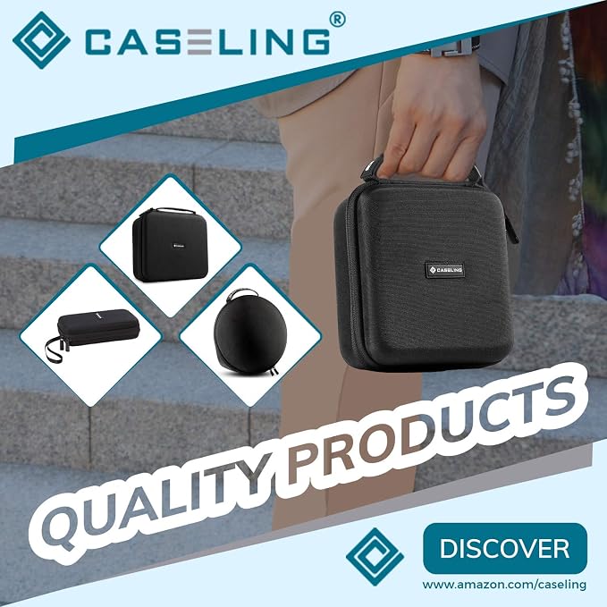 caseling Hard EVA Tool Organizer – 8.67" x 7.8" x 3.5" Protective Travel Case - Image 6