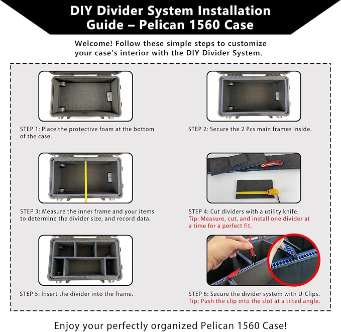 LAFENLIN DIY Divider System for Pelican 1560 Case - Image 2