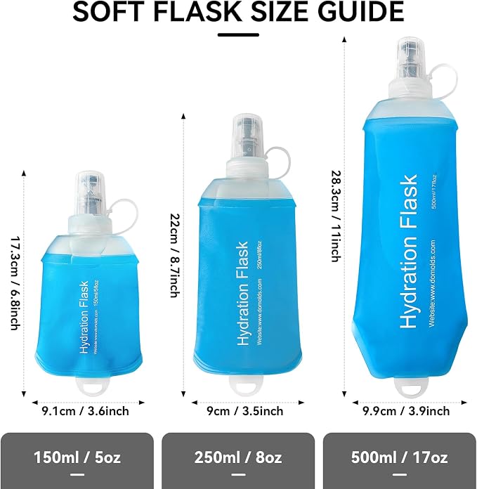150ml Soft Flask Soft Water Bottle - Image 2