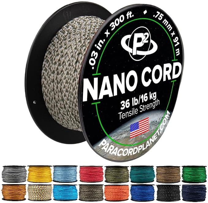 Paracord Planet Nano Cord –Lightweight Nylon Nano Paracord – Great by ParacordPlanet