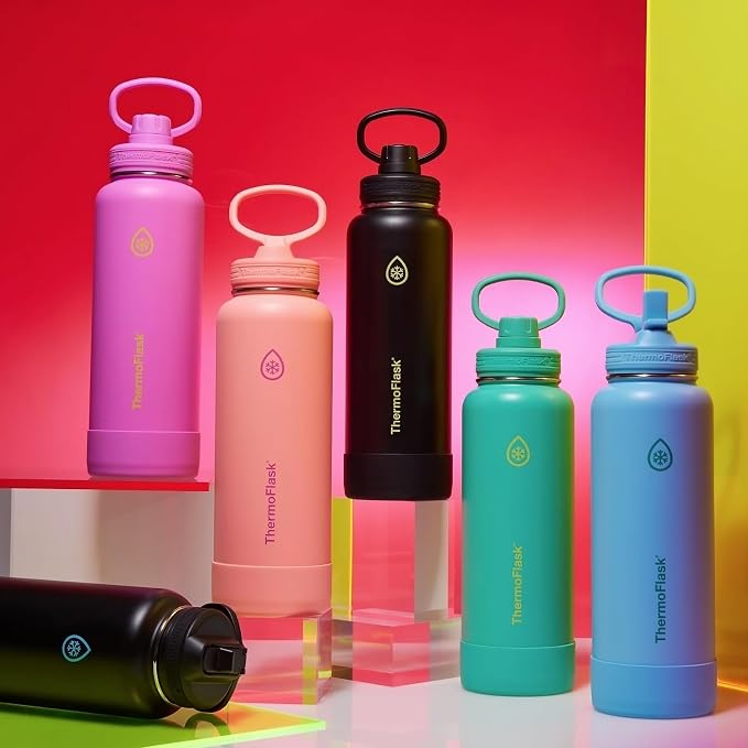 ThermoFlask 32 oz Double Wall Vacuum Insulated Stainless Steel Water Bottle - Image 5