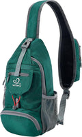 WATERFLY Packable Small Crossbody Sling Backpack Shoulder Chest Bag Daypack by Waterfly