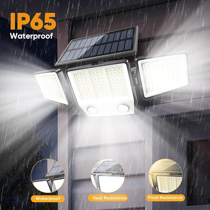 Solar Motion Sensor Outdoor Lights Waterproof - Image 6