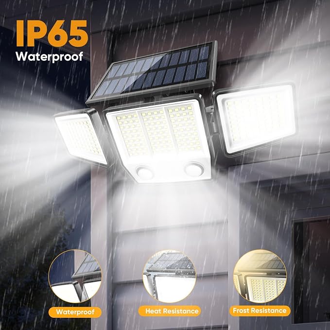 Solar Motion Sensor Outdoor Lights Waterproof - Image 6