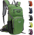 Hiking Daypack Waterproof Biking Backpack 15L Lightweight Durable Backpack by Lemuvlt