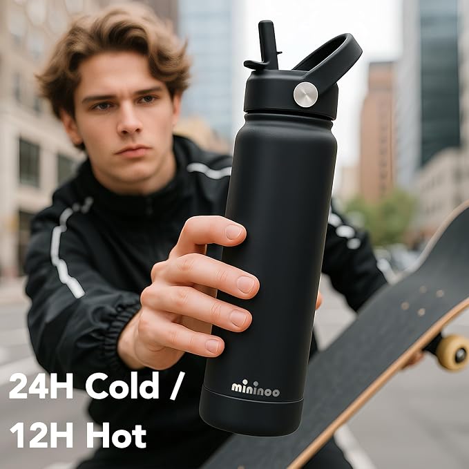 Insulated Stainless Steel Water Bottle - Image 7