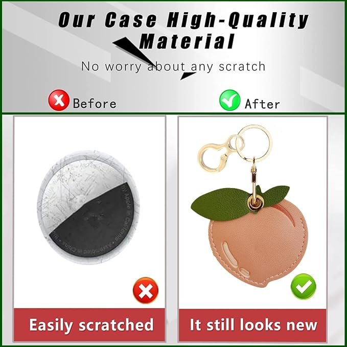 Leather Keychain Holder Case Compatible - Image 3