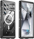 for Samsung Galaxy S24 Ultra Waterproof Case, Magnetic Heavy Duty Military by Haireca