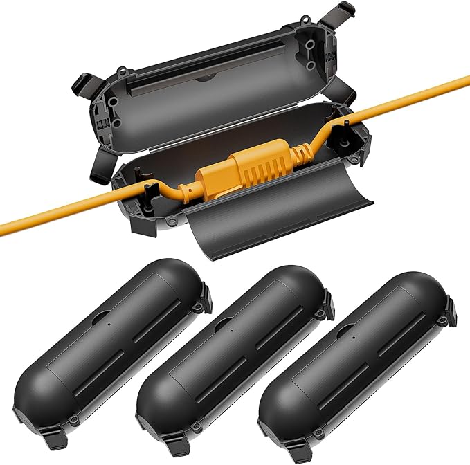 iwillink 4 Pack Outdoor Extension Cord Cover Waterproof by IWILLINK