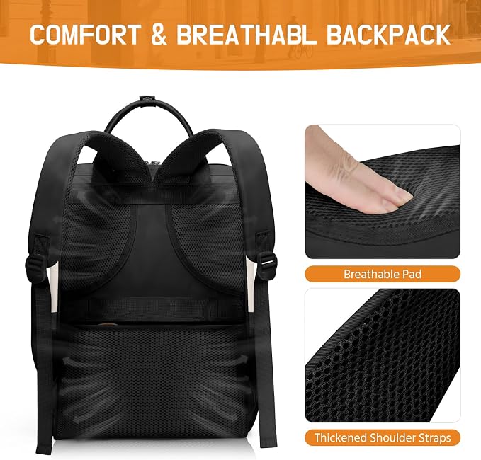 Maelstrom Laptop Backpack, Travel Backpack Gift - Image 6