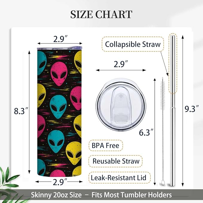Firmiso 20 oz Tumbler｜Skinny Insulated Travel Mug｜Stainless Steel Cup - Image 6