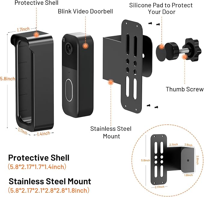 Blink Doorbell Mount, Anti-Theft Doorbell Mount - Image 7