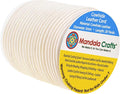 Mandala Crafts Round Genuine Cream Leather Cord by MandalaCrafts