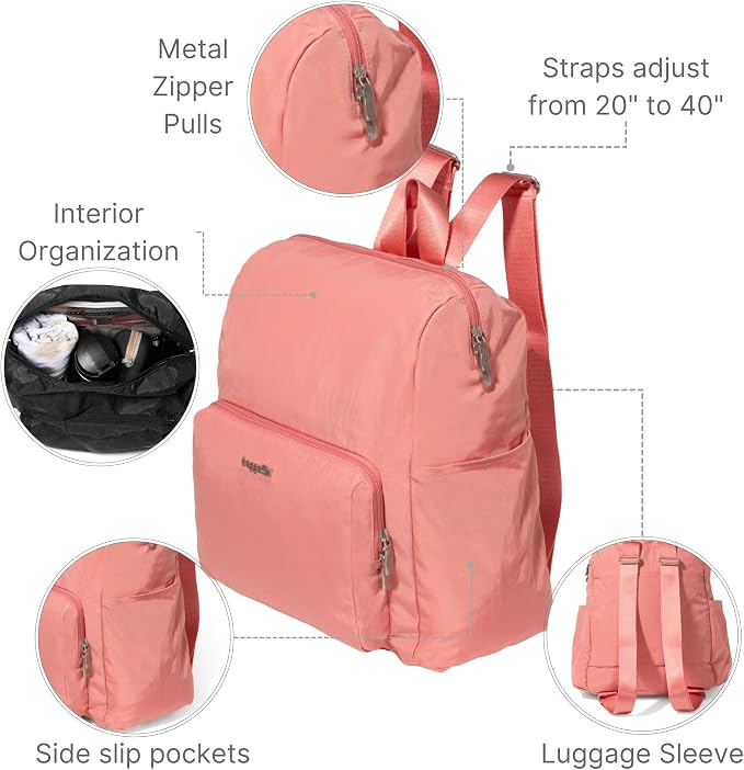 Carryall Packable Lightweight Travel Backpack 14x11" Folding Compact Nylon - Image 4