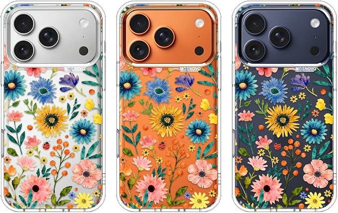 MOSNOVO for iPhone 17 Pro Case, Shockproof Military-Grade Protection 6.6ft Drop - Image 3