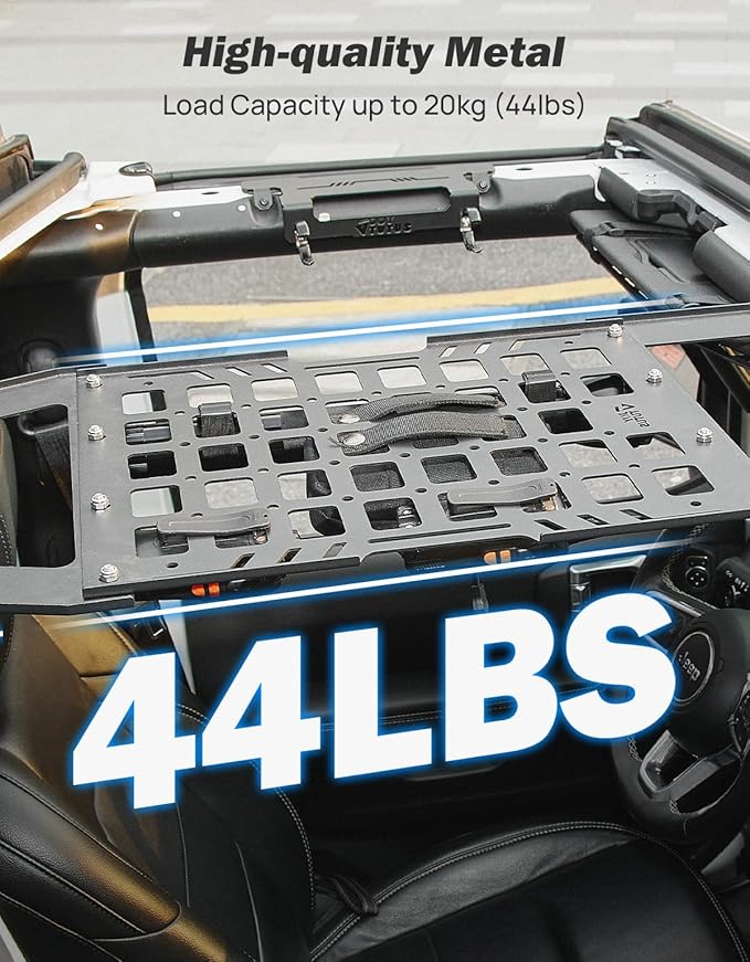 JOYTUTUS Hard Top Roof Rack Molle Panel Compatible - Image 2